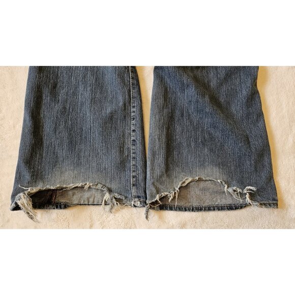 VTG UnionBay Jeans Mens Sz 38x32 ~Light Wash~ Wide Leg ~ High Rise~ Hong Kong - Picture 10 of 16